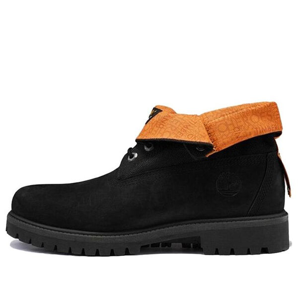 

Кроссовки roll top treadlight wide-fit boot 'black nubuck' Timberland, черный
