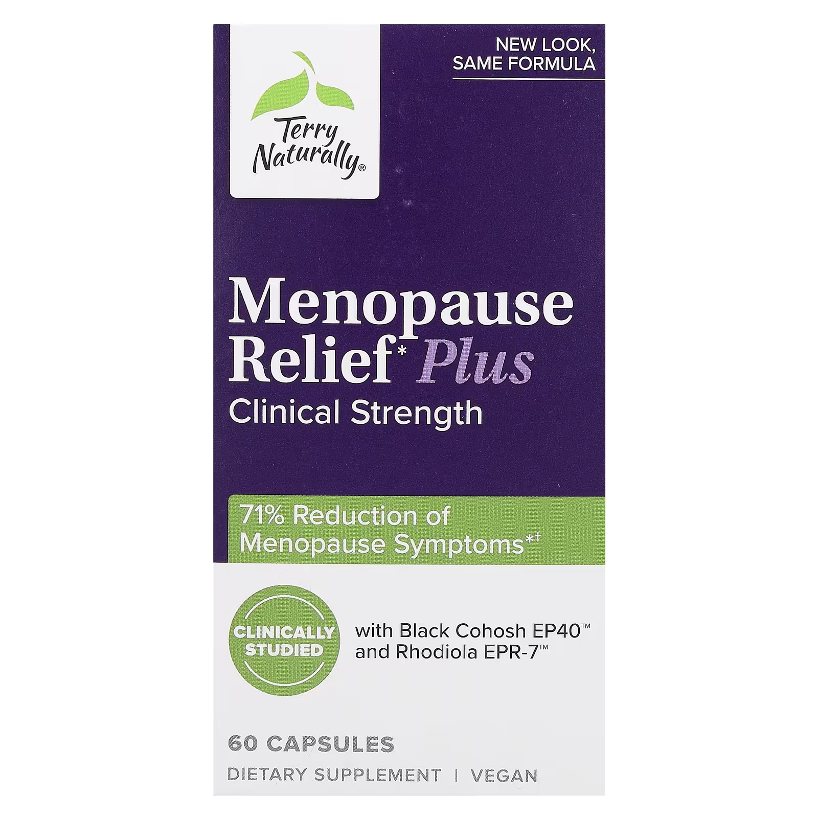 

Добавка Terry Naturally Menopause Relief Plus, 60 капсул