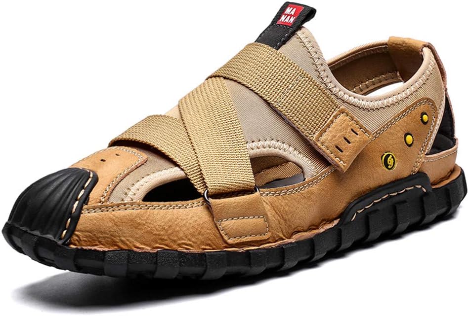 

Мужские спортивные сандалии CHICLOVEY с регулируемыми ремешками для походов, прогулок и пляжа, коричневый