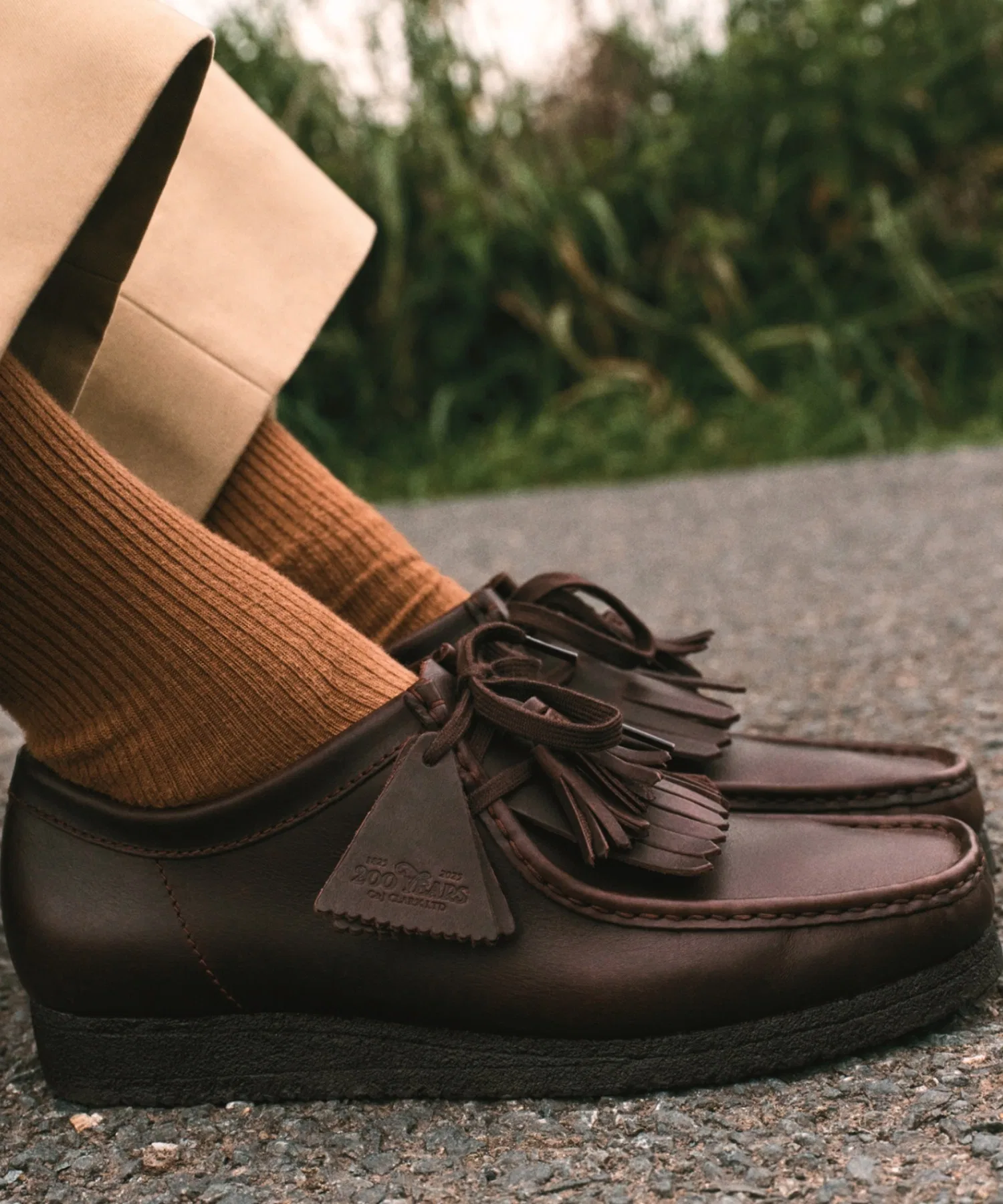 Мужские мокасины Clarks WALLABEE 26182787