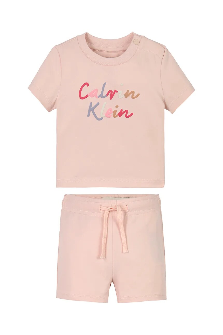 

Детский комплект Calvin Klein Jeans, розовый