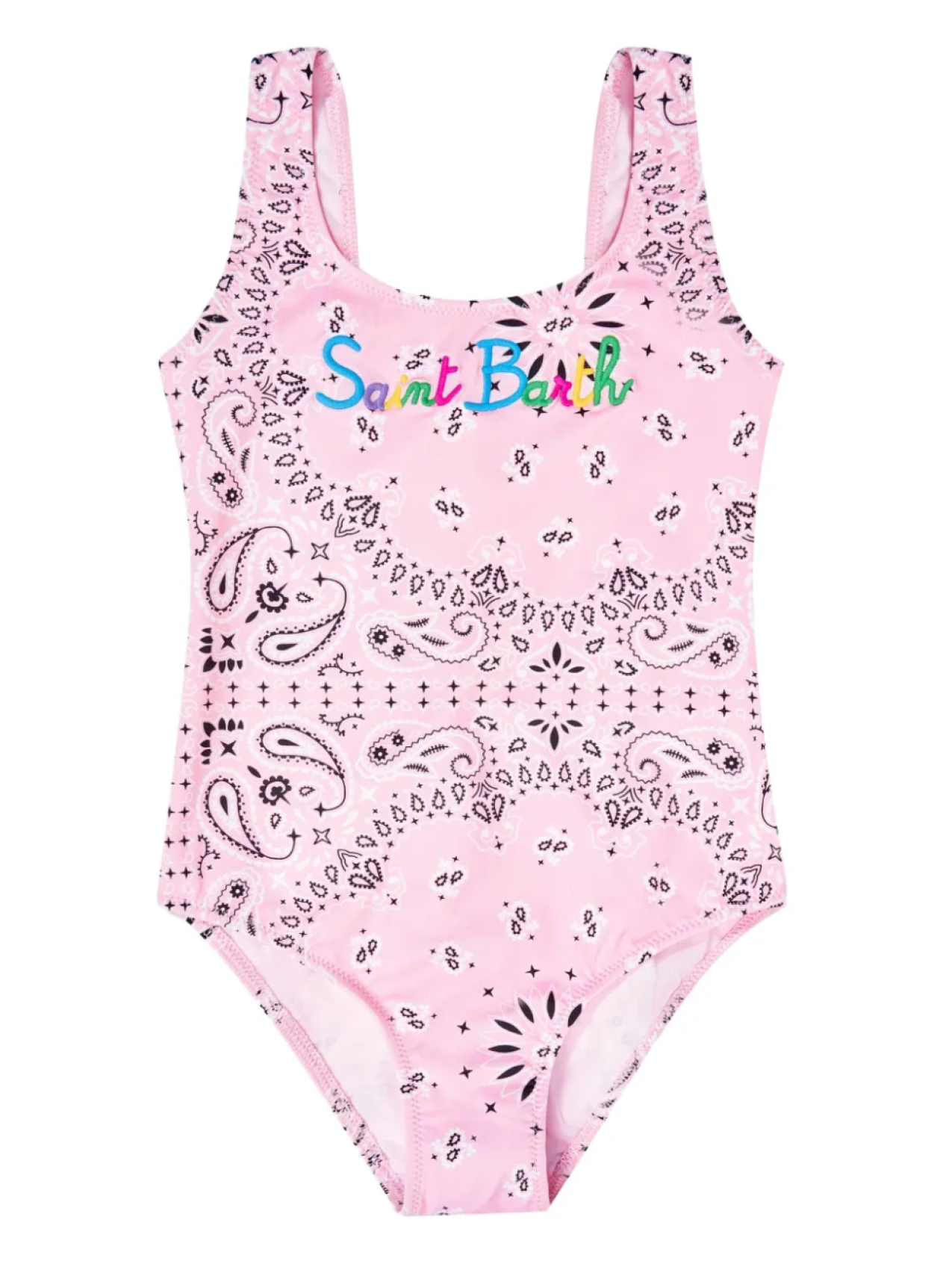 

Купальник с принтом бандана MC2 Saint Barth Kids, розовый