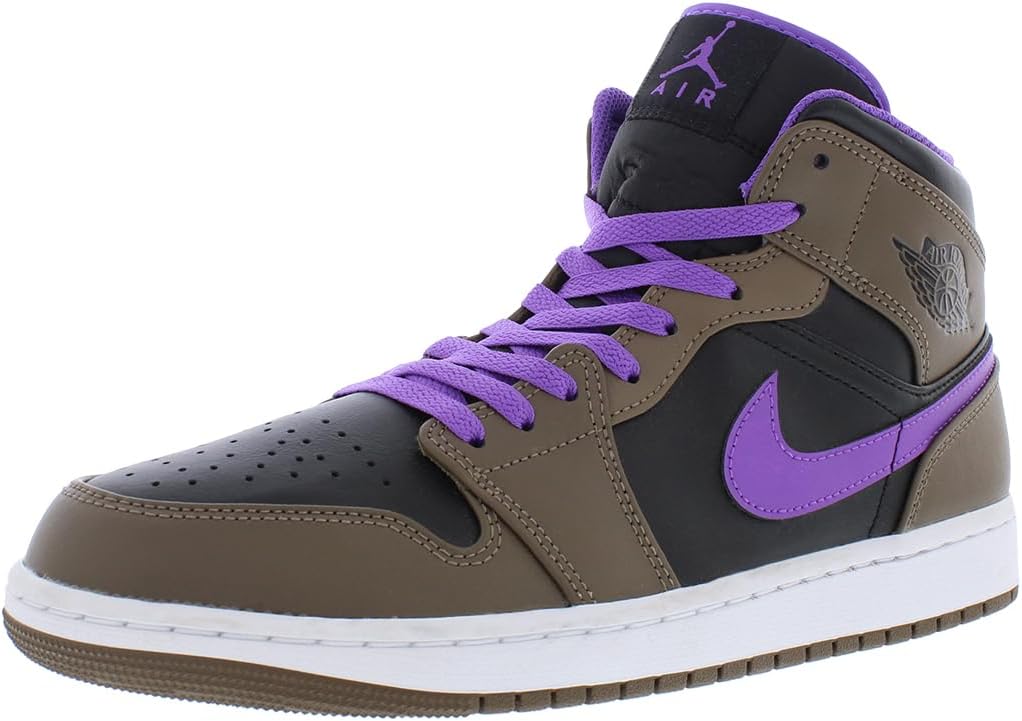 

Кроссовки Nike Air Jordan 1 Mid для мужчин, Palomino/White-Wild Berry