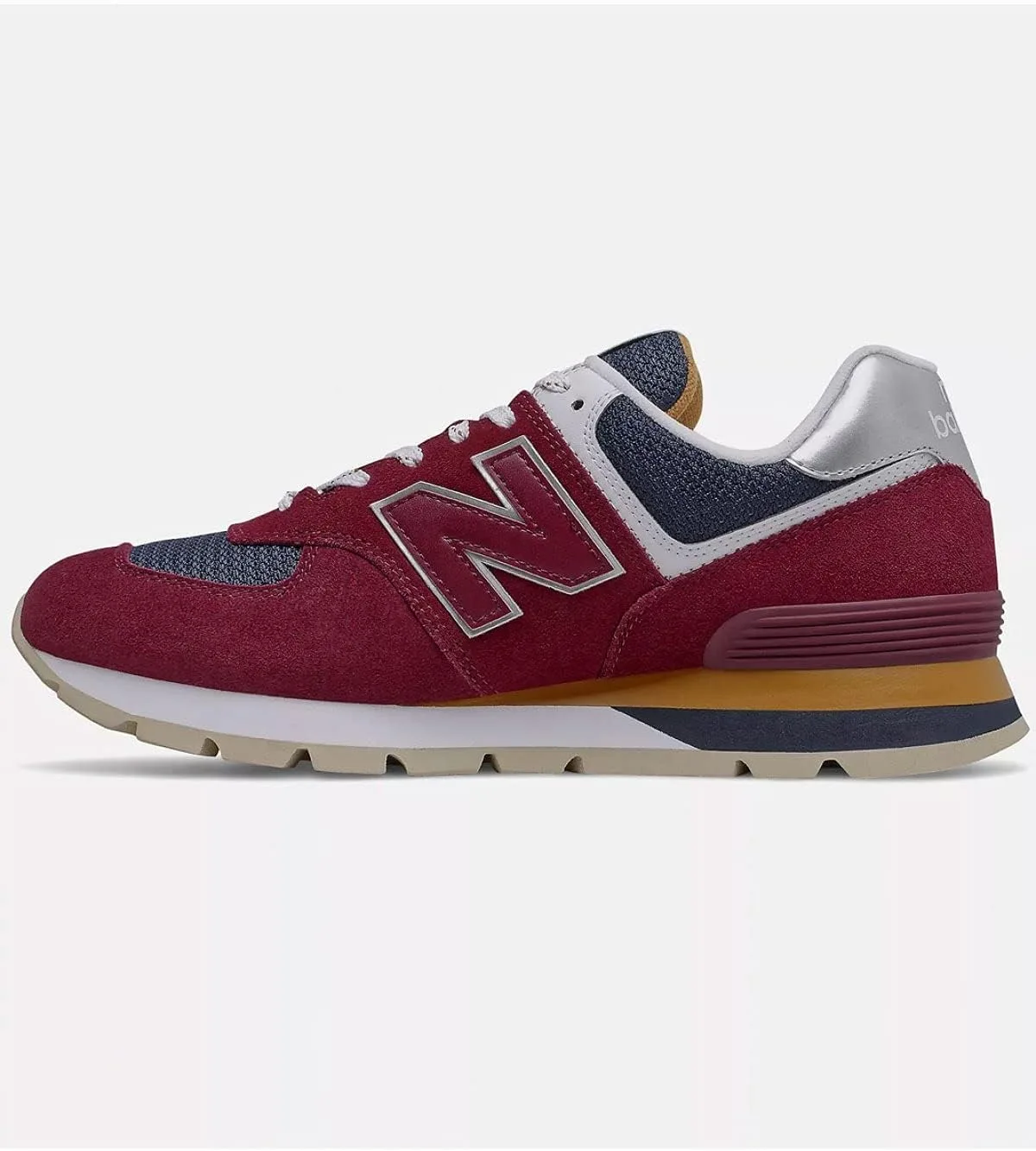 Мужские кроссовки New Balance 574v2, белый/красный — фото 3