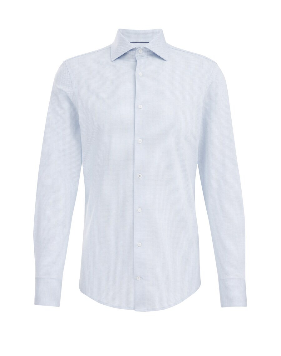 

Повседневная рубашка WE Fashion Slim fit Button Up Shirt, цвет opal/light blue