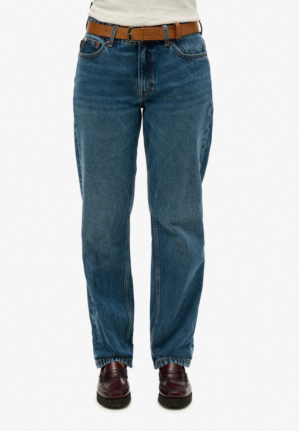 

Джинсы прямого покроя Superdry, темно-синий