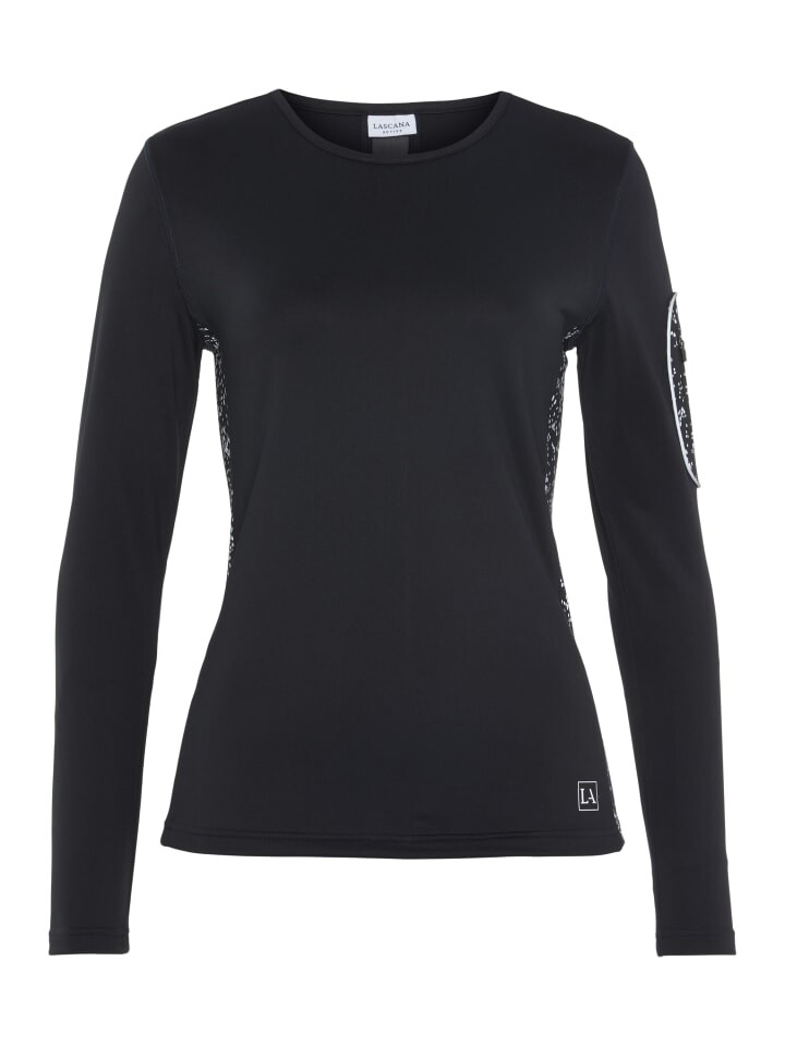 

Функциональная рубашка LASCANA ACTIVE Laufshirt, черный