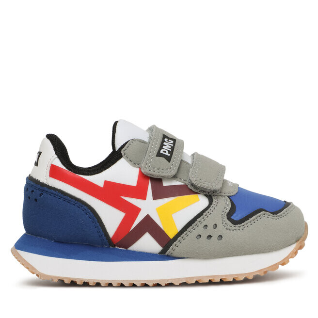 

Кроссовки Primigi 3962122 White/Royal/Grey, серого цвета