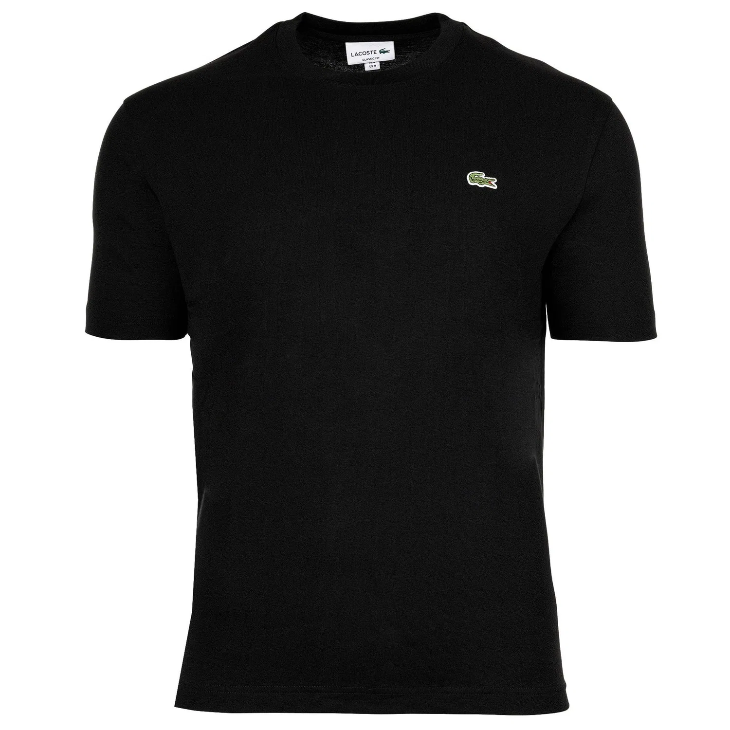 Футболка хлопковая Lacoste, черный