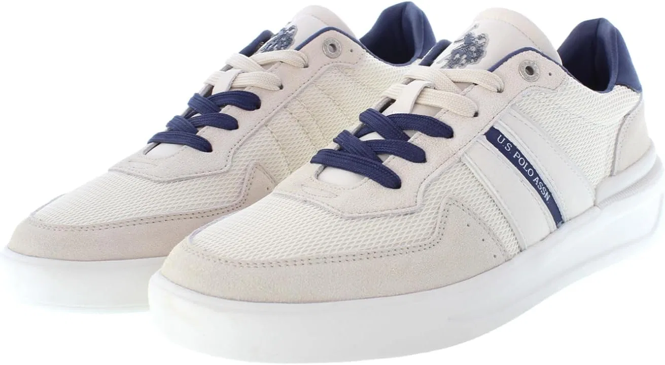 Кроссовки мужские из замши, US Polo Assn. NATE001M4MS1 U.S.POLO ASSN., Beige — фото 3