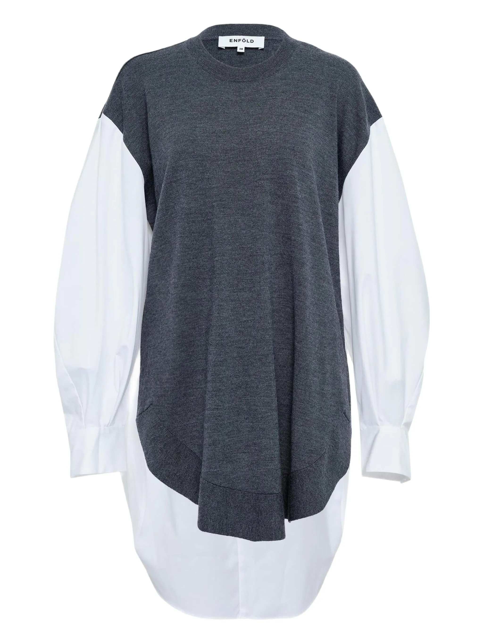 

Топ со вставками Enföld, серый