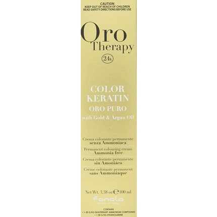 

Oro Therapy Color Keratin Puro 9.1 Пепельный блондин 100мл, Fanola