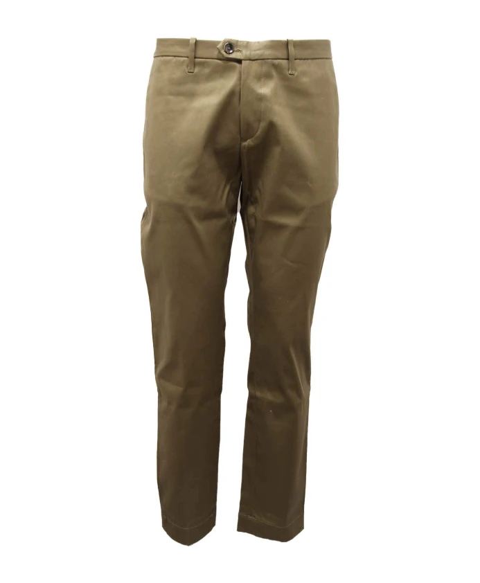 

Брюки из хлопковой смеси оливково-зеленого цвета Nine In The Morning, зеленый