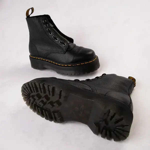 Dr. Martens Женские ботинки на платформе Sinclair, черный