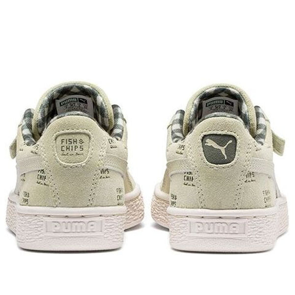Кроссовки suede ldn x tc 'olive green white' Puma, зеленый — фото 2