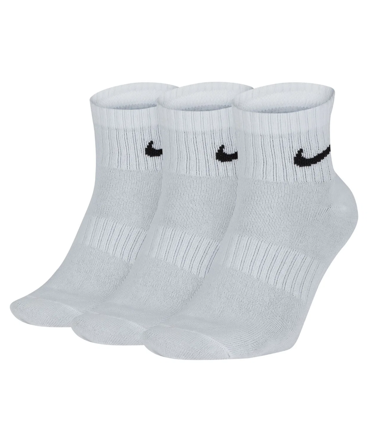 Носки тренировочные Nike Everyday Lightweight Ankle (3 пары) белые