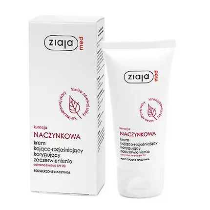 

Med Couperose Treatment успокаивающий и осветляющий крем для коррекции, Ziaja