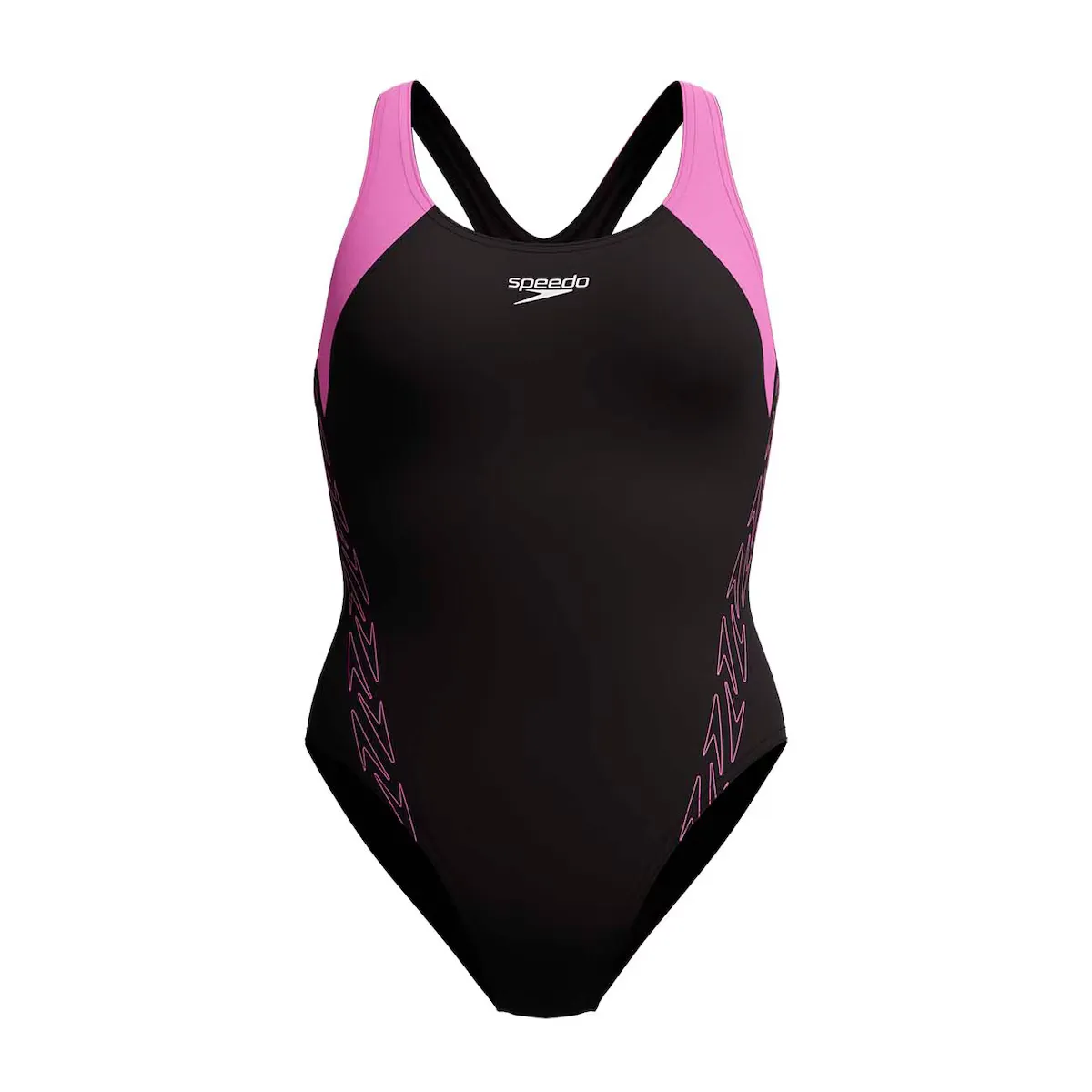 

Женский купальник Speedo Hyperboom Splice Racerback, розовый