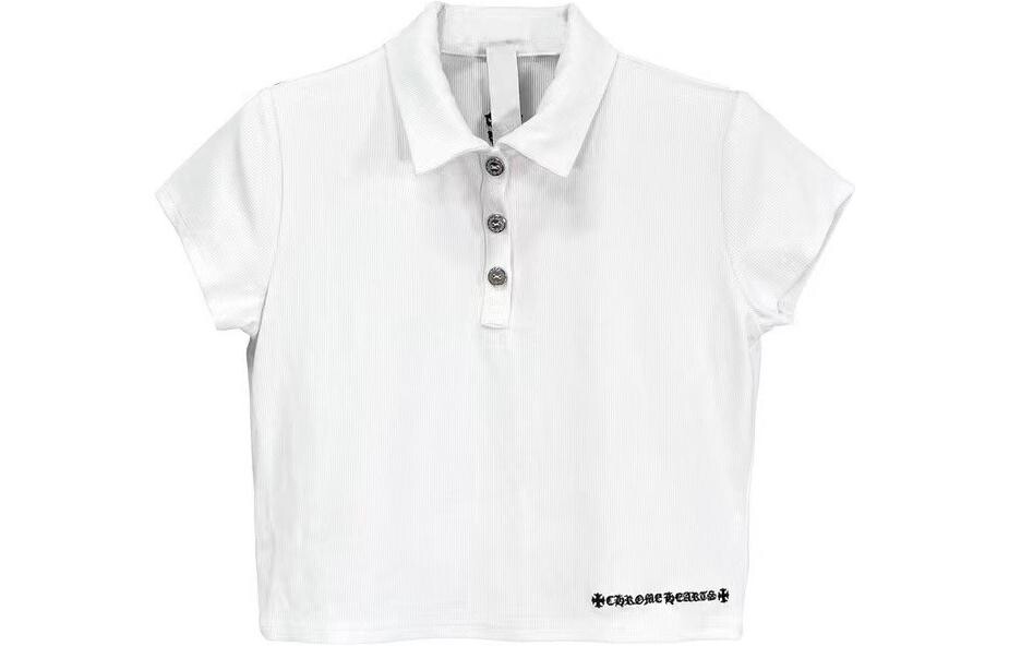 

Рубашка поло женская белая Chrome Hearts