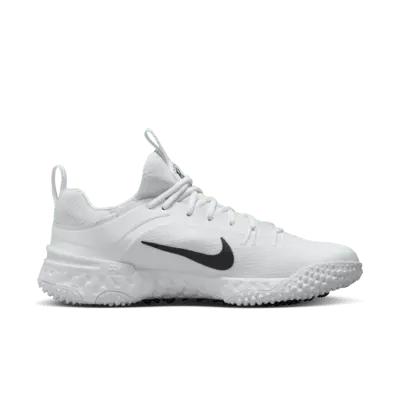 Кроссовки Nike Huarache 9 Elite TF LAX Lacrosse Shoes, белый/черный — фото 3