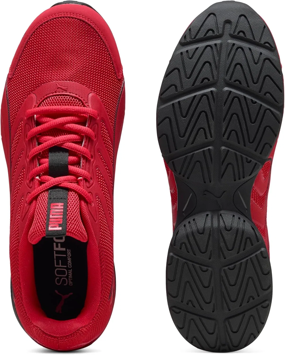 Кроссовки для бега Puma Unisex Electro Street, For All Times Red Puma Black — фото 4