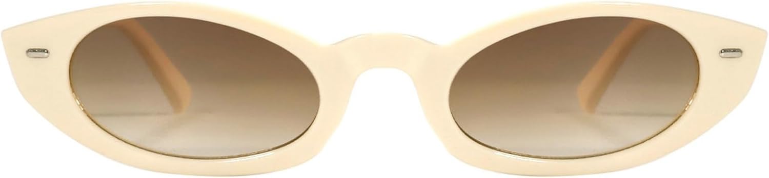 

Солнцезащитные очки Willochra маленького овального размера для женщин и мужчин, винтажные, «кошачий глаз», роскошные, в стиле панк, популярные, с защитой от УФ-излучения UV400, C7