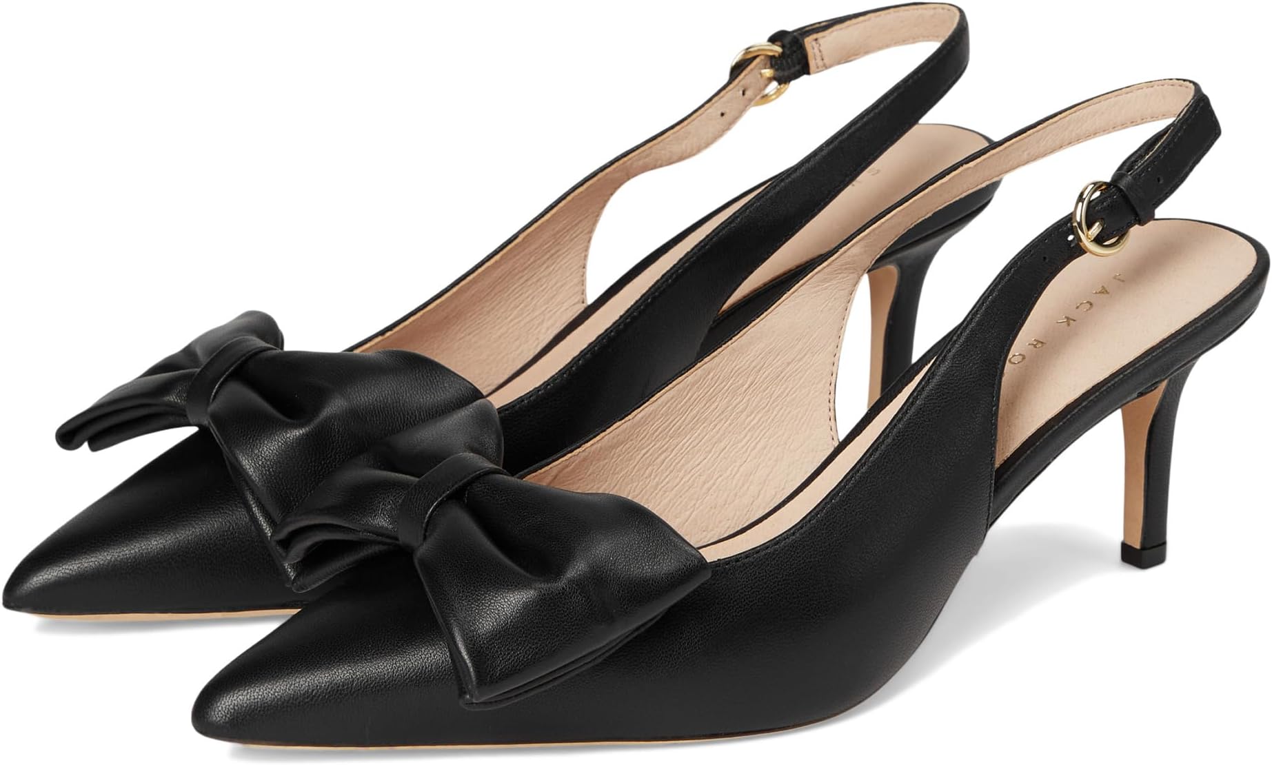 Туфли Jack Rogers Women's Maclean Bow Sling - Nappa, Black