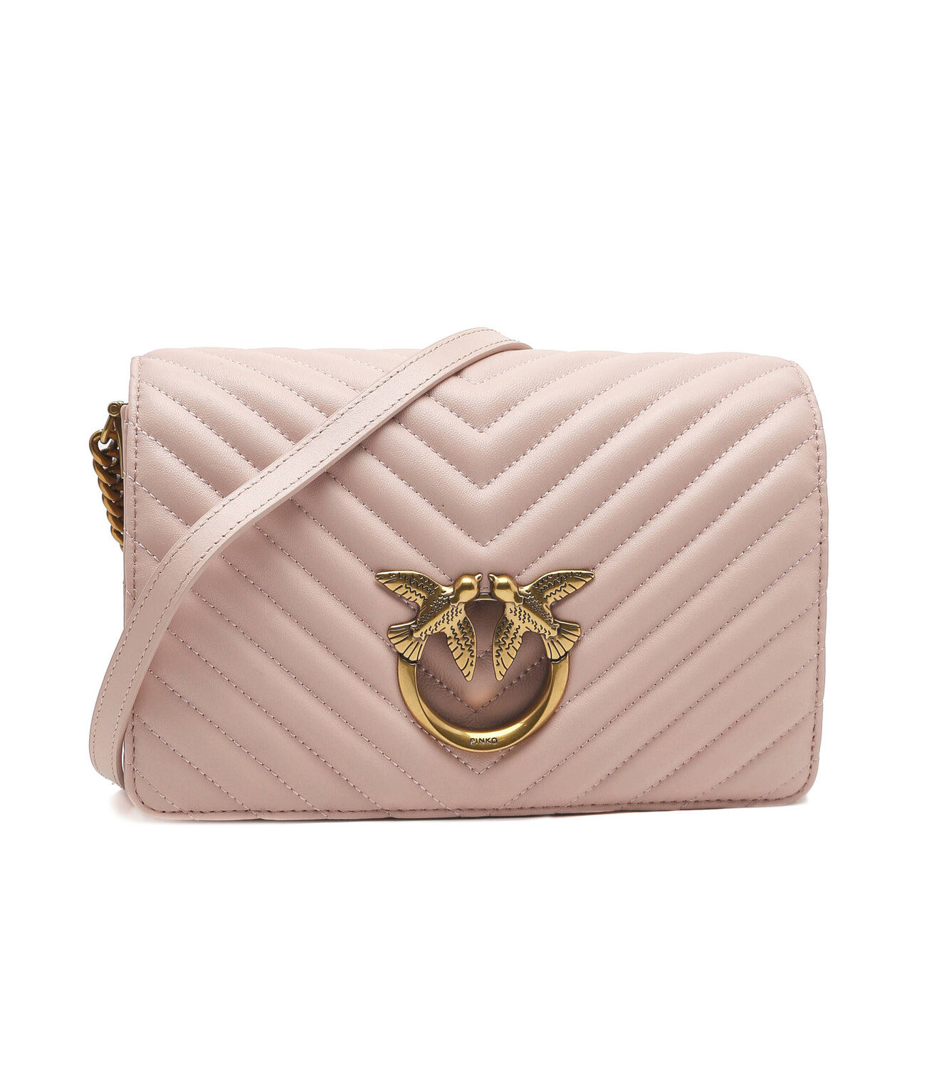 

Сумка через плечо Pinko LOVE CLICK CLASSIC SHEEP NAPPA, пудрово-розовый