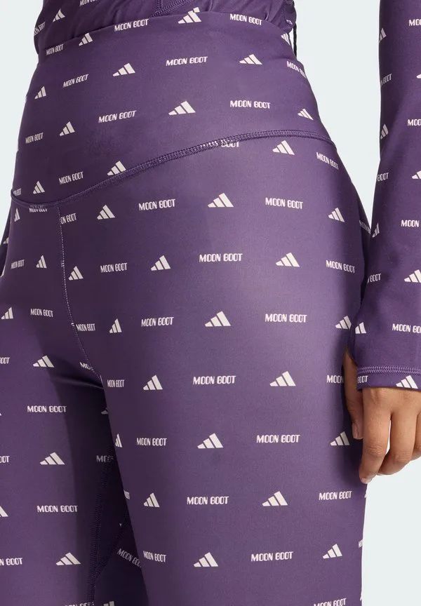 Леггинсы Adidas Sportswear, Aurora Plum/Clear Brown — фото 3