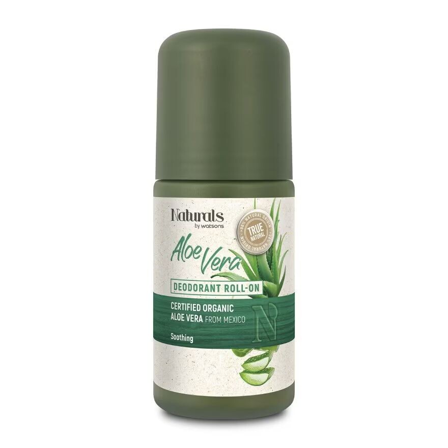 

Naturals by Watsons Naturals By Watsons True Natural Шариковый дезодорант с алоэ вера, 50 мл, White