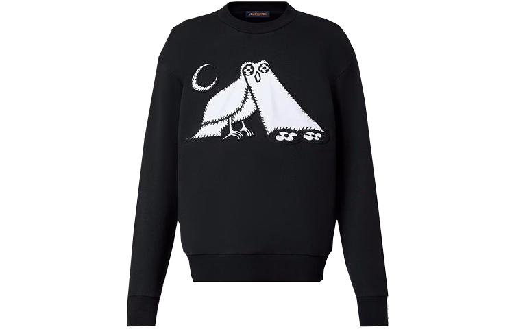 

Толстовка Lv Comics Owl Patch Crewneck LOUIS VUITTON, With Shopping Bag