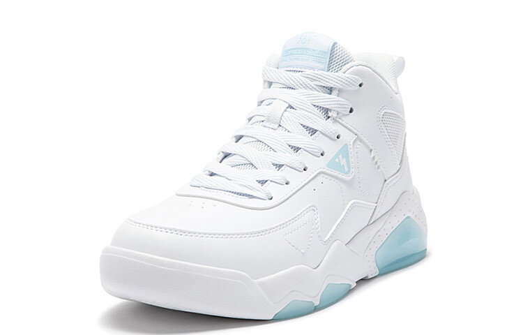 Кроссовки 361° Winter Syndrome Lifestyle Shoes Men High-top 361 Degree White / Glacier Blue, синий — фото 2