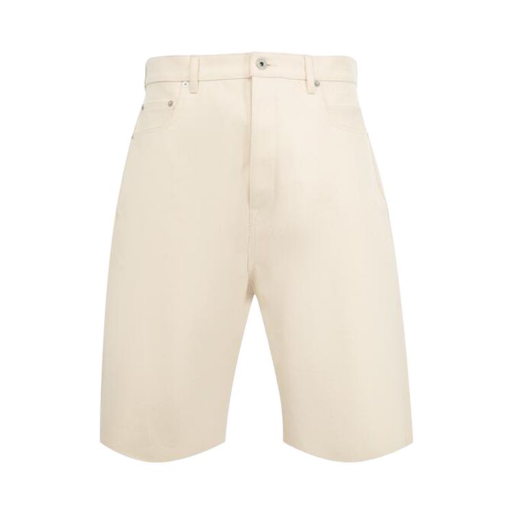 

Брюки Rick Owens DRKSHDW Geth Cutoff Pant 'Natural', белый
