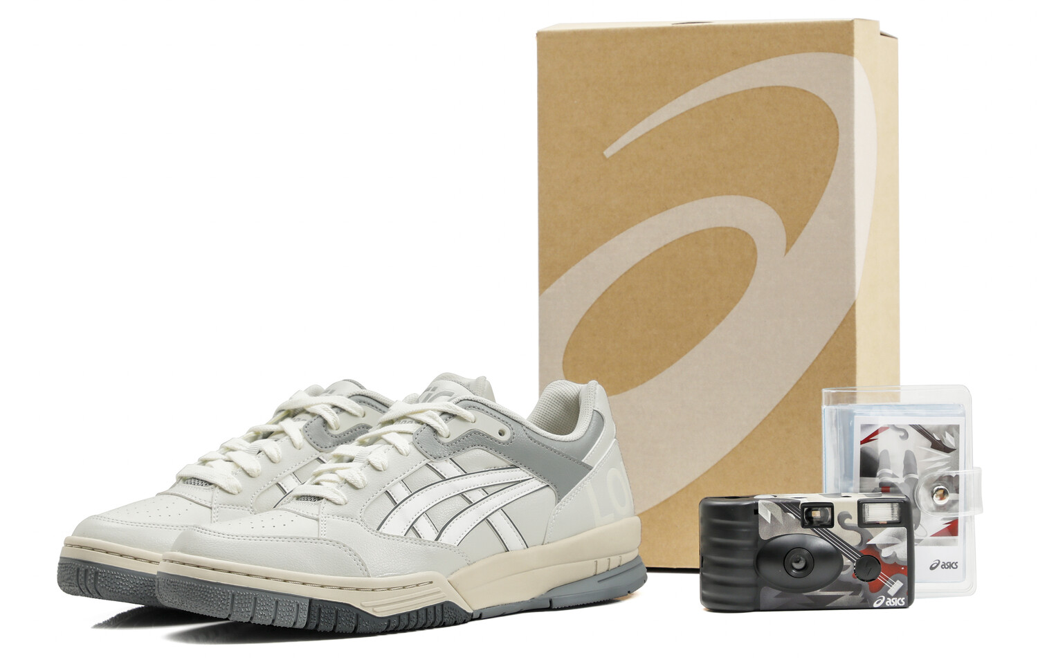 

Кроссовки Asics Gel-Spotlyte Vintage Basketball Shoes Unisex Low-Top Beige Gray