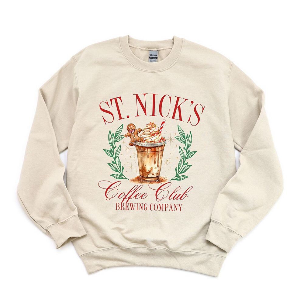 

Толстовка St. Nick's Coffee Club Simply Sage Market, цвет Dust