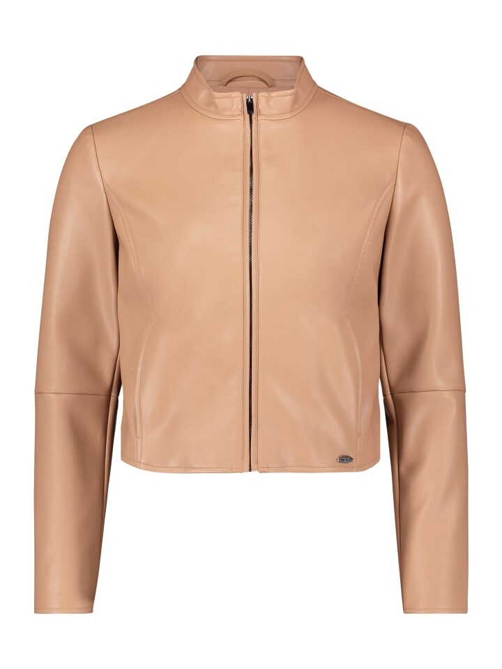 

Блейзер BETTY & CO Bikerjacke mit Stehkragen, бежевый