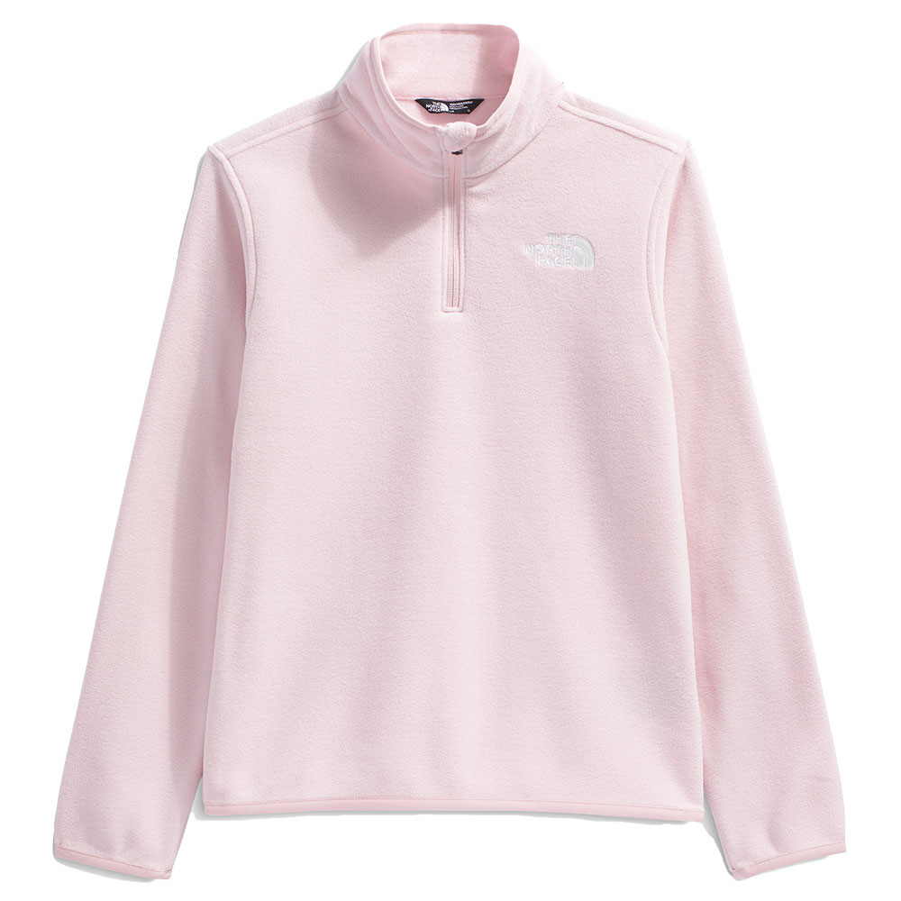 

Флисовая куртка-полупильник The North Face Glacier с молнией на четверть длины (детская), Pale Blossom