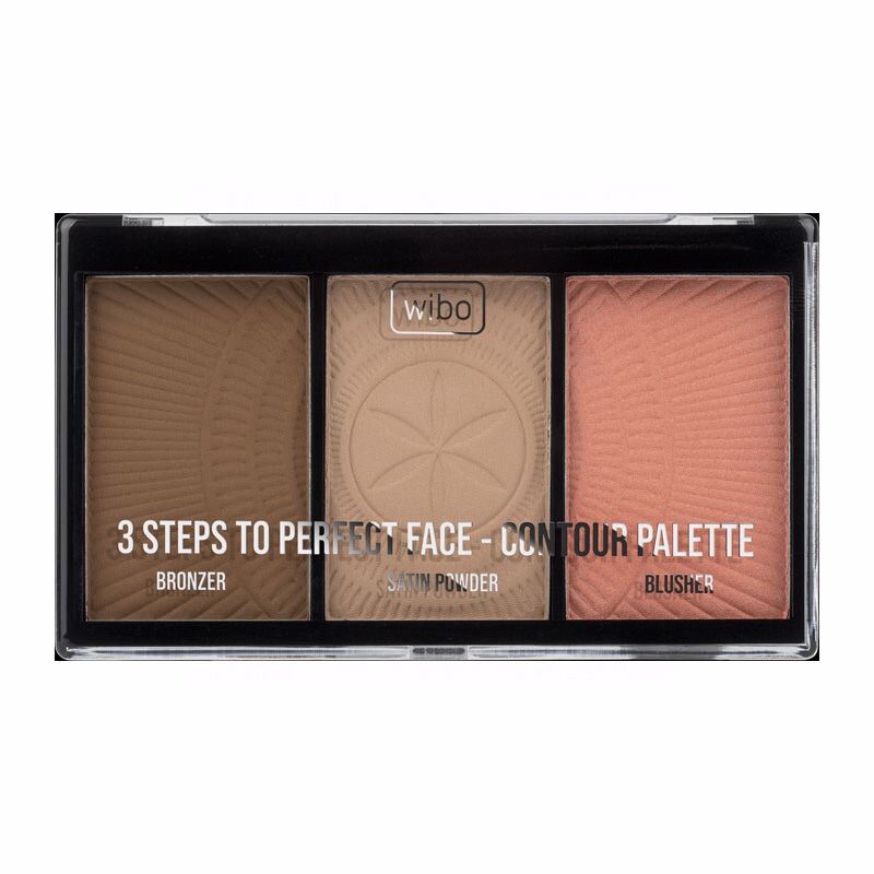 

Бронзирующая пудра Paleta De Contorno 3 Steps New Edition Wibo, 10 гр.