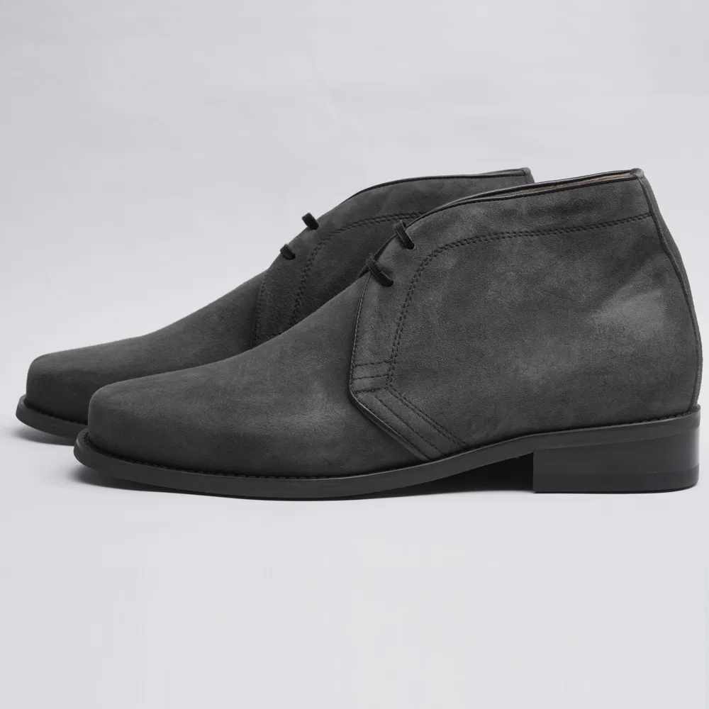 Мужские серые чакка-бутсы Garfield от Flap'F