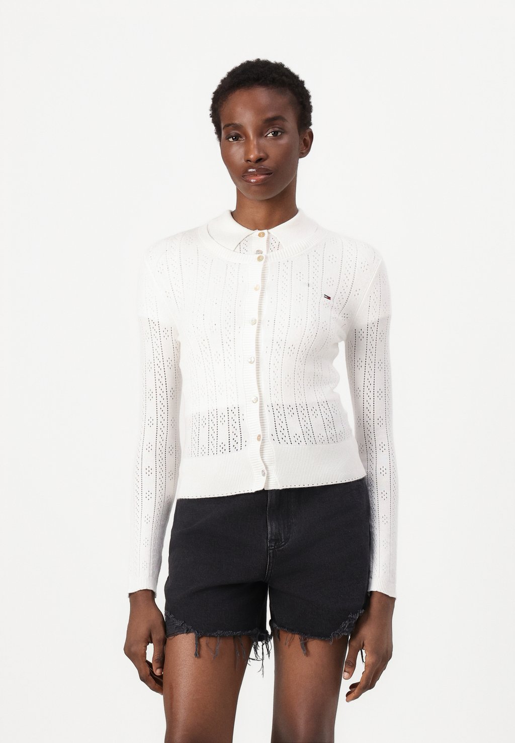 

Кардиган CREW NECK CARDIGAN Tommy Jeans, кремовый