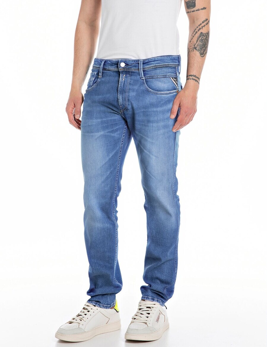 

Джинсы REPLAY Slim fit Jeans Anbass, синий деним