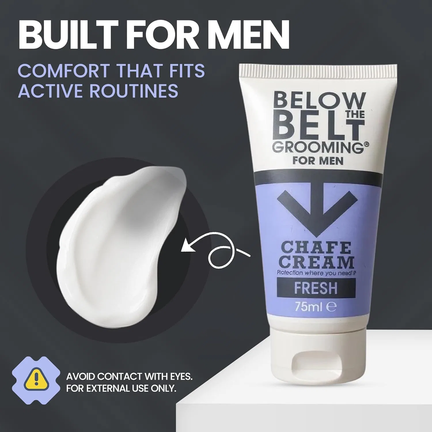 Крем Below The Belt Anti-Scheuercreme для мужчин, 75 мл, двойная упаковка Below The Belt Grooming — фото 3