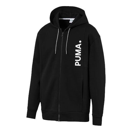 

Куртка alphabet printing casual sports hooded jacket black Puma, черный