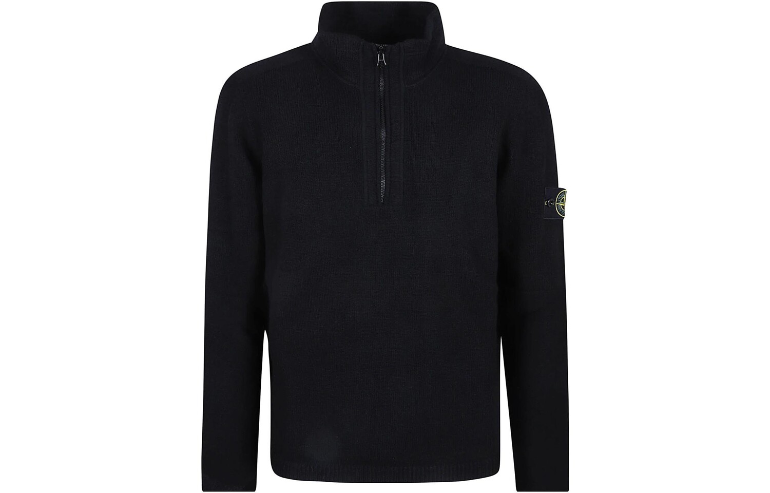 

Толстовка мужская Stone Island Compass-motif Half-zip, черный
