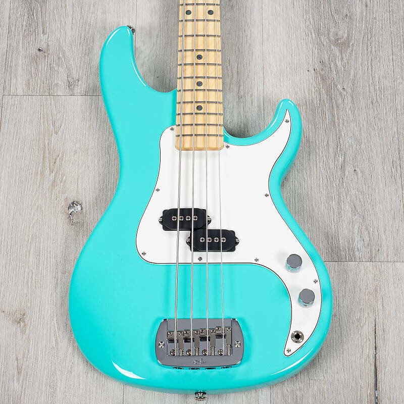 

Басс гитара G&L USA Fullerton Deluxe SB-1 Bass, Maple Fretboard, Turquoise