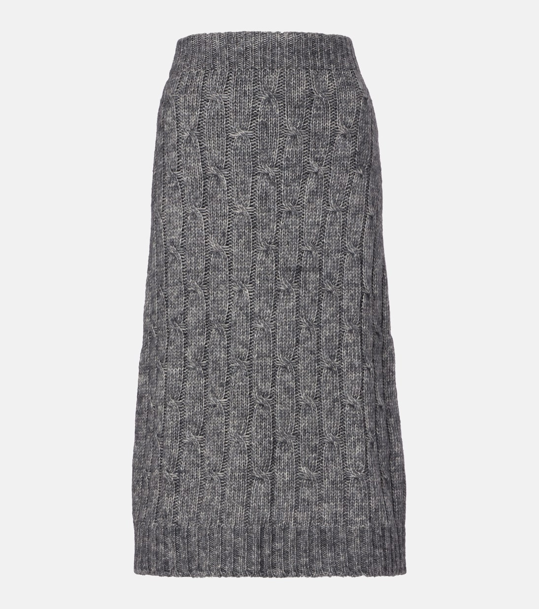 

Юбка миди Otello из смеси хлопка и шерсти S Max Mara, Graphite