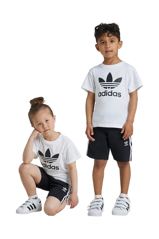 

Детский хлопковый комплект Adidas Originals, белый