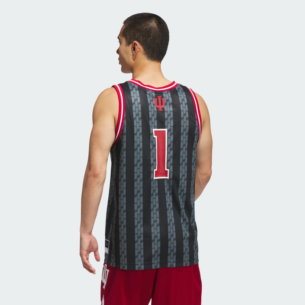 Джерси Adidas Indiana Hoosiers Alt Swingman Jersey, черный — фото 2