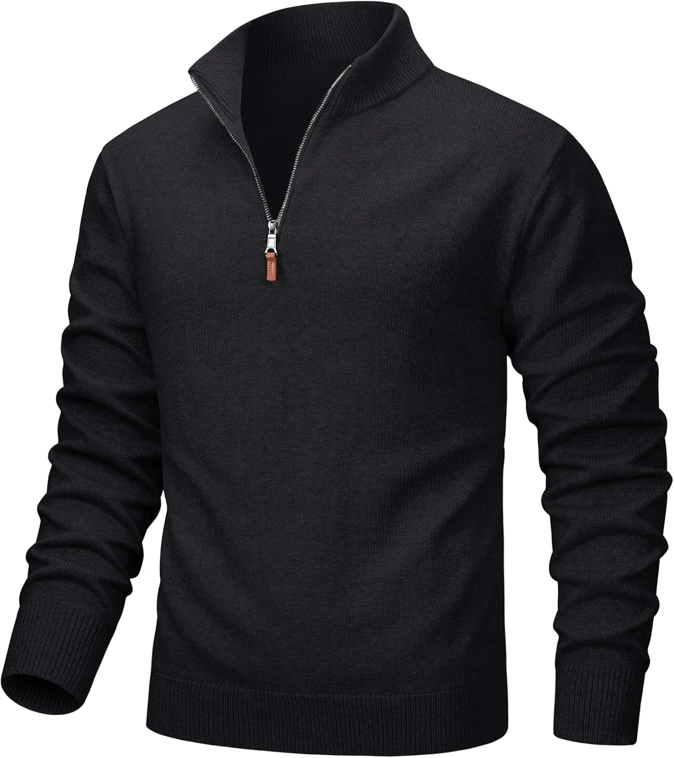 

Мужской поло-свитер MAGCOMSEN с воротником стойкой и длинными рукавами