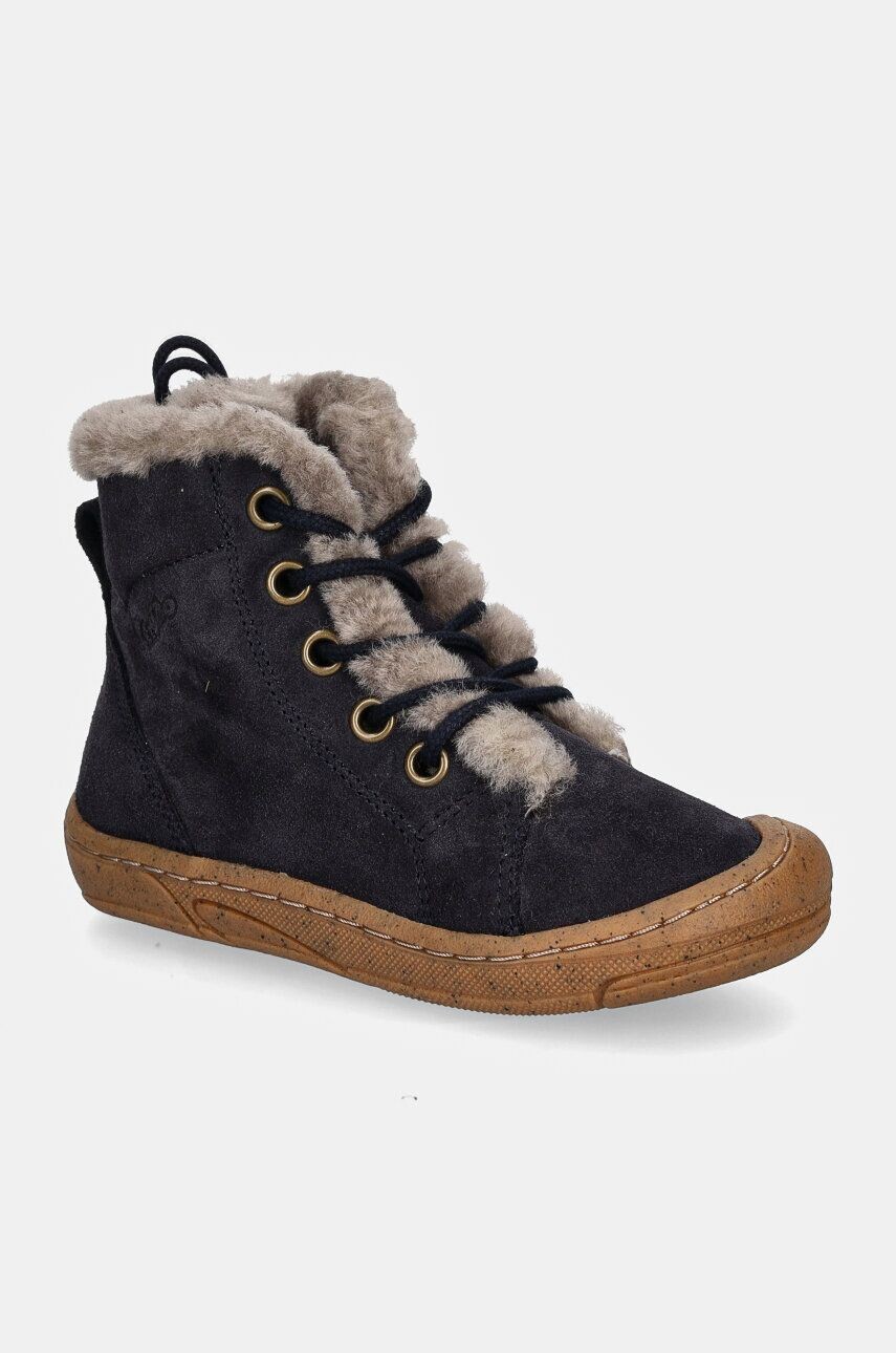 

Детские зимние замшевые туфли Froddo MINNI SUEDE LACES, темно-синий